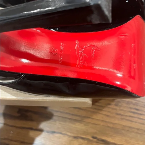 Authentic Christian Louboutin Condora sling 100 - Picture 5 of 8